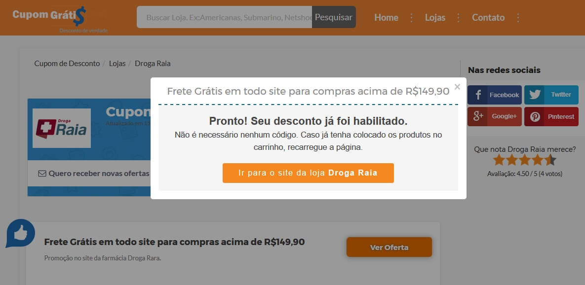 Cupom de desconto Droga Raia R$ 658 Off → (9 Cupons Droga Raia) Dezembro  2023