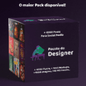 Cupom de desconto Pacote do Designer