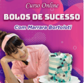 Cupom de desconto Curso Bolos de Sucesso - Marrara Bortoloti